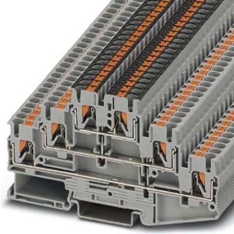 Phoenix Contact 3210512 Meeretageklem 5.2 mm Snelaansluiting Grijs 50 stuk(s)