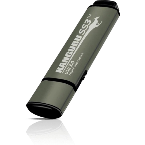 iStorage Kanguru SS3 USB-stick 512 GB Groen KF3WP-512G