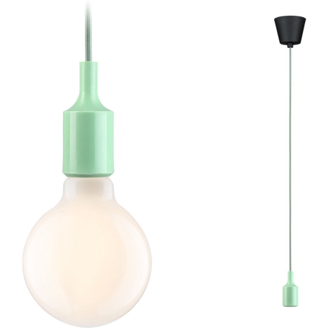 Paulmann 78428 Hanglamp E27 Lichtgroen, Zwart