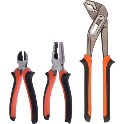 FXTools gereedschap tangen set - 3x stuks - metaal/kunststof -