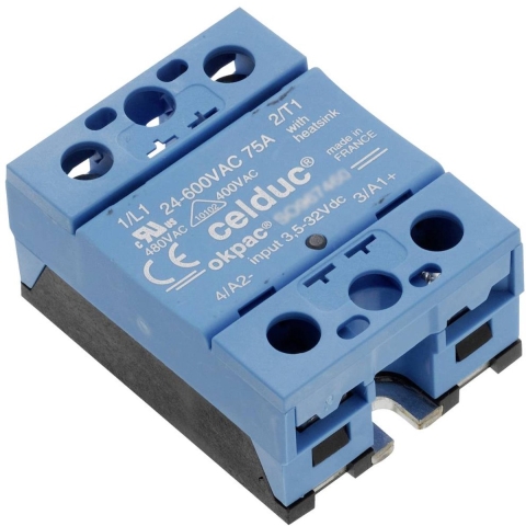 Celduc Halfgeleiderrelais SO967960 90 A Schakelspanning (max.): 600 V/AC 1 stuk(s)