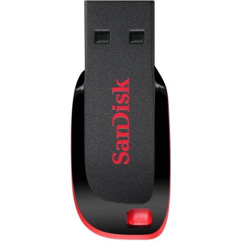 SanDisk Cruzer® Blade™ USB-stick 64 GB Zwart SDCZ50-064G-B35 USB-A 2.0