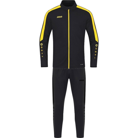 JAKO M9123 Trainingspak Polyester Power - Zwart/Citroen - M