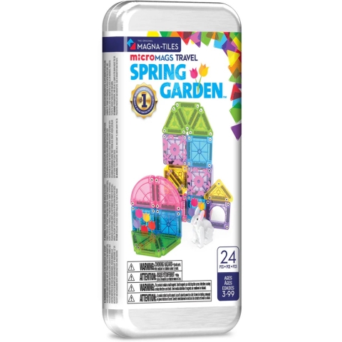 Magna-Tiles MicroMAGS Reisset Spring Garden 24 stuks