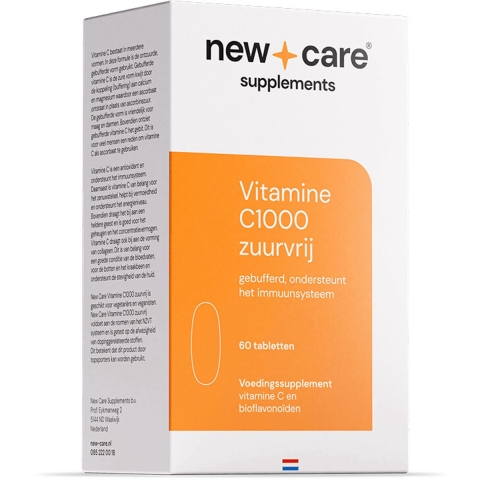 2x New Care Vitamine C1000 Zuurvrij 60 tabletten