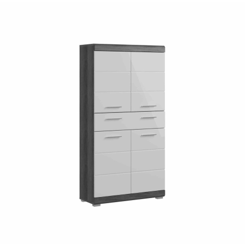 Furnilux Scout midi kast wit hoogglans mdf tz rook nb