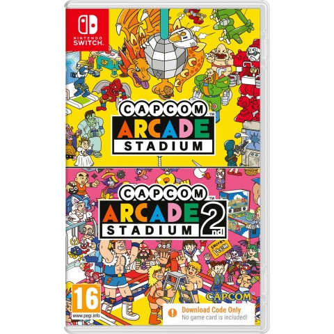 Capcom Arcade Stadium 1+2 (Code in Box)