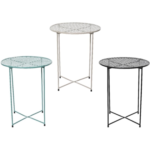 Bijzettafel binnen ijzer H48cm