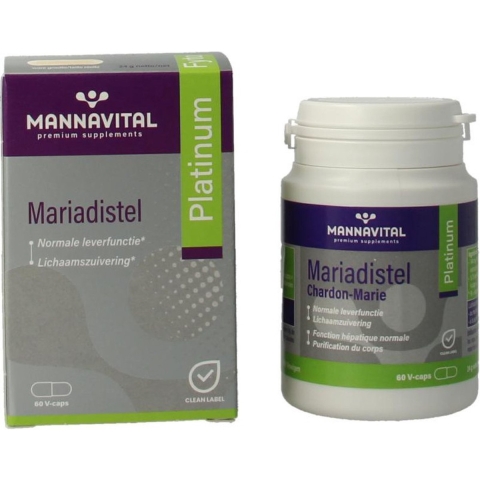 Mannavital Mariadistel Platinum | 60 capsules
