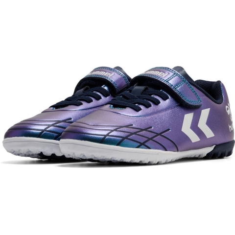 Hummel Voetbalschoenen - Top Star Grasveld Jr - Green/Multicolou - Hummel - 24 - Voetbalschoenen – Turf