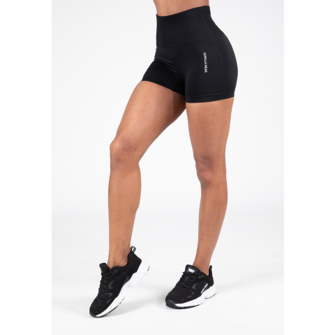 Gorilla Wear Quincy Seamless Shorts - Zwart - S/M