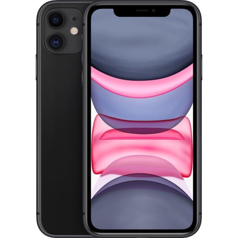Refurbished iPhone 11 64 GB Zwart Als nieuw