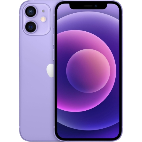 Refurbished iPhone 12 Mini 128 GB Paars Licht gebruikt