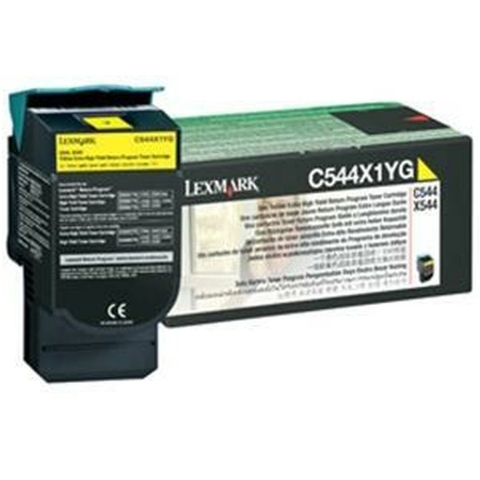 Lexmark C544, X544  Geel 4K return progr
