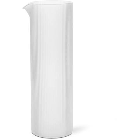 ferm LIVING - Ripple Water Jug Frosted