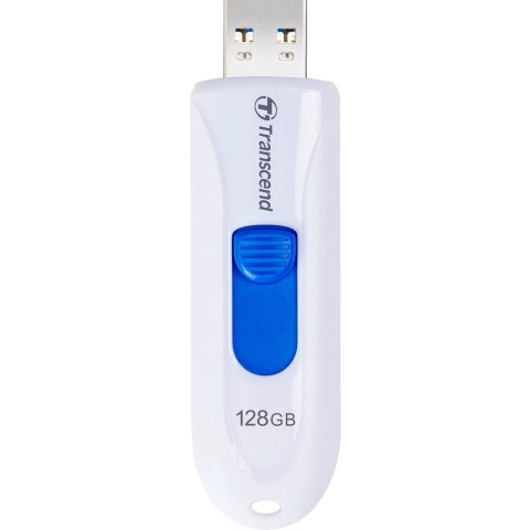 Transcend JetFlash® 790 USB-stick 64 GB Wit, Blauw TS64GJF790W USB-A 3.1 Gen 1