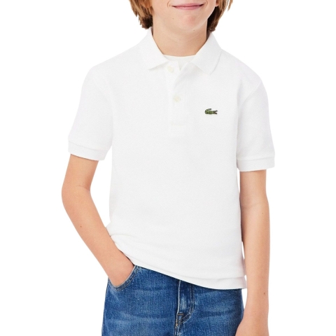 Lacoste Polo - Pique - Wit - Lacoste - 16 jaar (176) - Polo