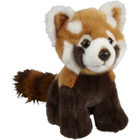 Pluche Rode Panda knuffel - 18 cm - Speelgoed knuffeldieren - pandabeer -