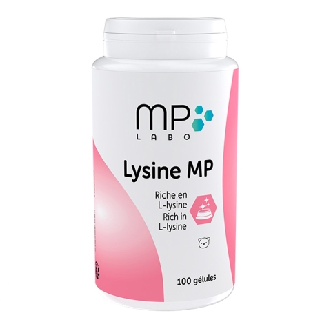 100 capsules MP Labo Lysine MP Speciaal en aanvullend kattenvoer