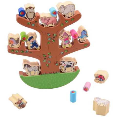 Jouéco® Fien & Teun balanceer boom hout