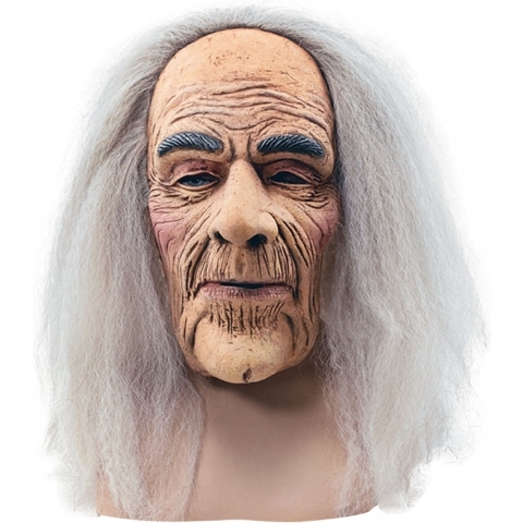 Carnaval oude man verkleedmasker - latex - voor volwassenen - bejaarde/abraham -