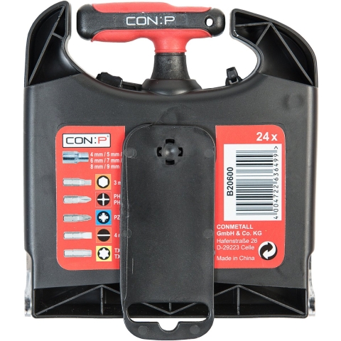 CON:P Mini T-Dopsleutelset 24Delig - B20600
