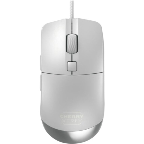 CHERRY XTRFY M50 Wit/Zilver Gaming Muis