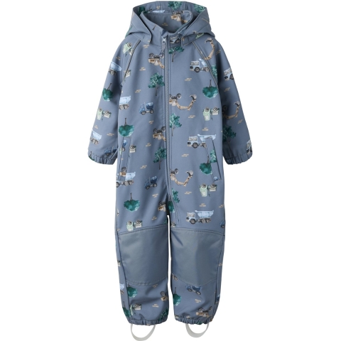 Name It Softshellpak - Noos - AOP - NmmAlfa - Flint Stone/Work - Name It - 1½ jaar (86) - Softshell