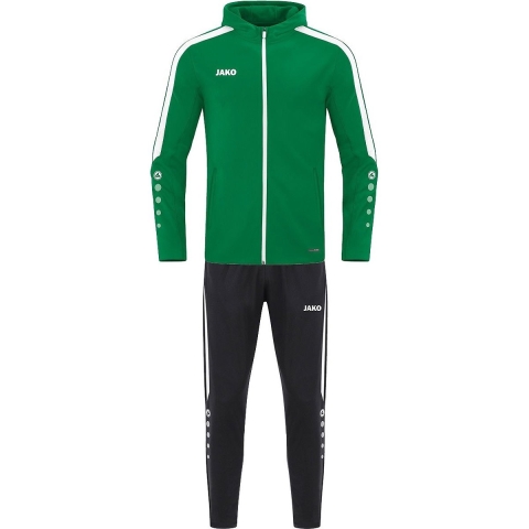 JAKO M9423K Polyesterpak Met Kap Power Kids - Sportgroen - 140
