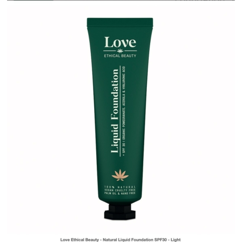 Love Ethical Beauty Natuurlijke Vloeibare Foundation SPF30 Light