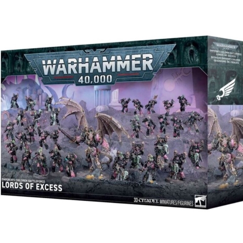 Warhammer 40,000– Emperor's Children Battleforce: Lords of Excess – Legerbox – Games Workshop