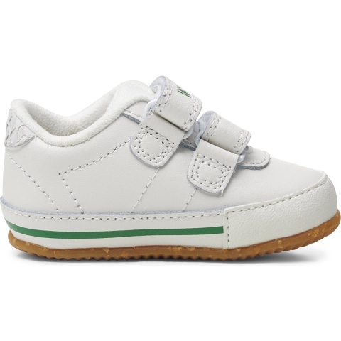 Woden Babyschoen - Robin - White/Basil - Woden - 19 - Babyschoen