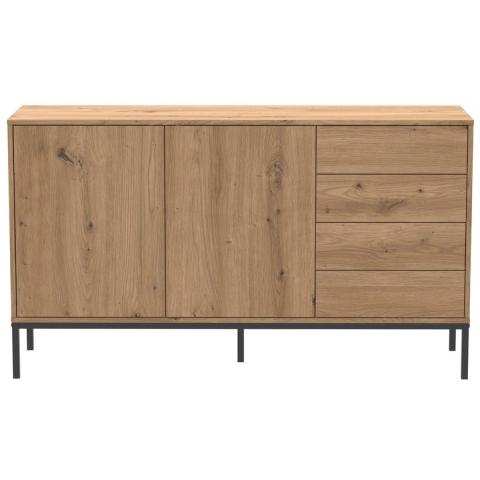 CaliCosy Buffet met 2 deuren en 4 lades l140 cm lenny