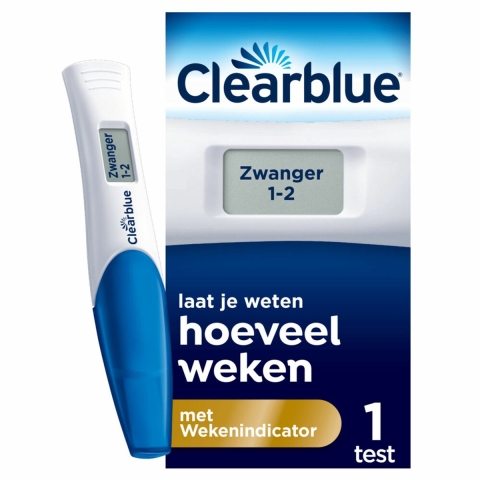 2x Clearblue Zwangerschapstest met Wekenindicator