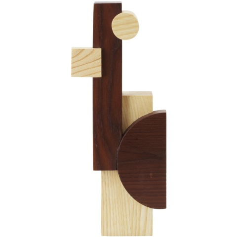 Normann Copenhagen - Sculptuur Join klein, naturel/bruin, hoogte 28 cm