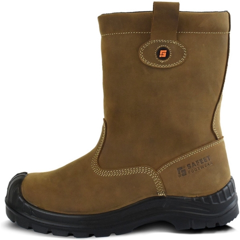 Safeet Lucca Werklaars Gevoerd S3 | Bruin | Maat 48 - 8719388022376