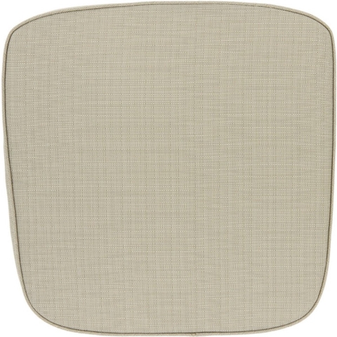 Unique Living wickerstoelkussen bliss outdoor sand -46x47x4cm