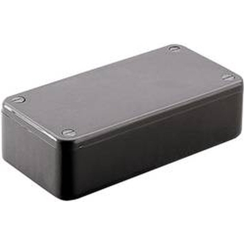 Hammond Electronics 1591EBK Euro-behuizing 191 x 110 x 60 ABS Zwart 1 stuk(s)