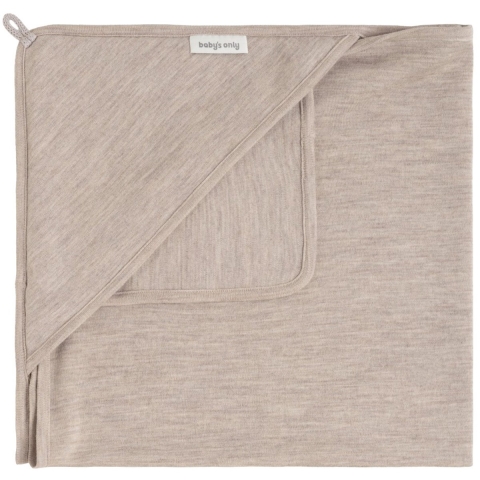 Wikkeldeken Baby's Only Merino Fine Meadow 75x75cm Ecru