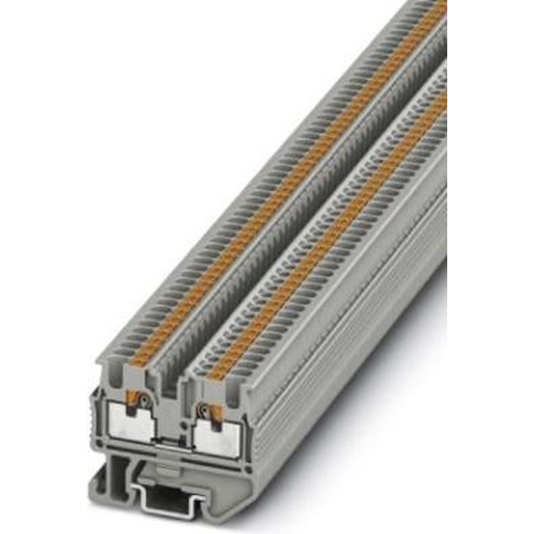 Phoenix Contact 3248100 Doorgangsklem 3.5 mm Spanveer Grijs 50 stuk(s)