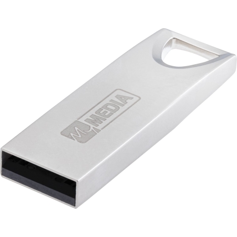 MyMEDIA My Alu USB 2.0 Drive USB-stick 64 GB Zilver 69274 USB-A 2.0