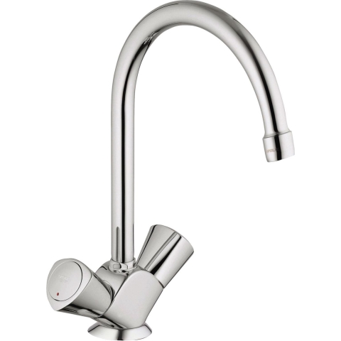 GROHE Costa-S - Keukenmengkraan - Hoge uitloop 360° - Chroom