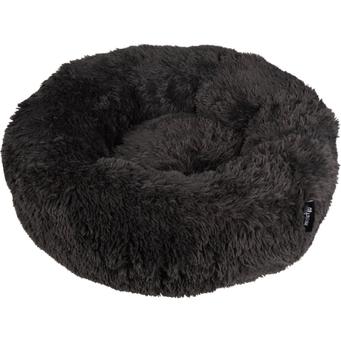 District 70 FUZZ Donut Hondenmand - LargeØ 80 cm - Donker Grijs