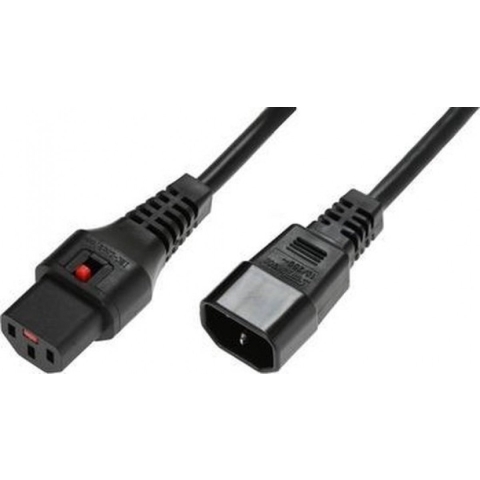 MicroConnect Stroom Aansluitkabel 3 m Zwart