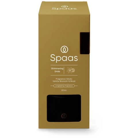 SPAAS Geurstokjes Vanillsebloesem en Muskus 80 ml