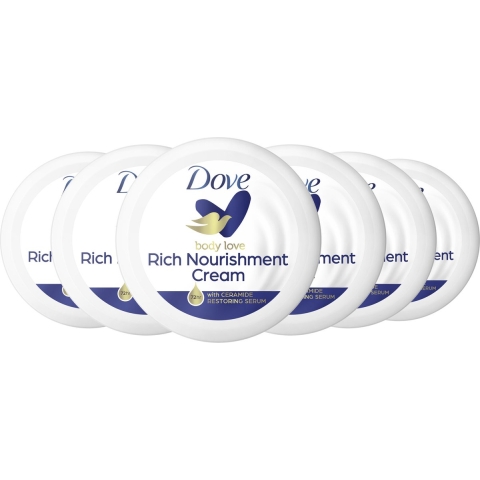 6x Dove Bodycrème Rich Nourishment 150 ml