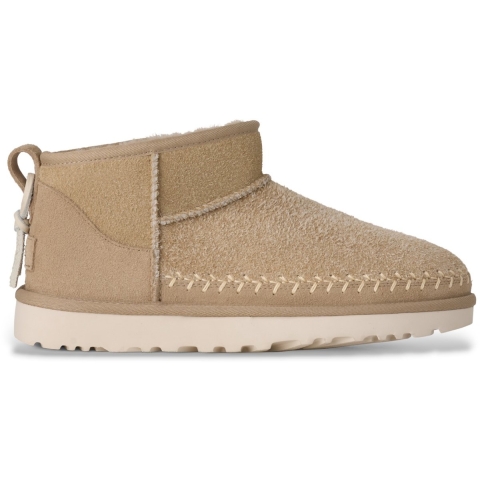 UGG Australia dames classic ultra mini biarritz beige/multicolour maat