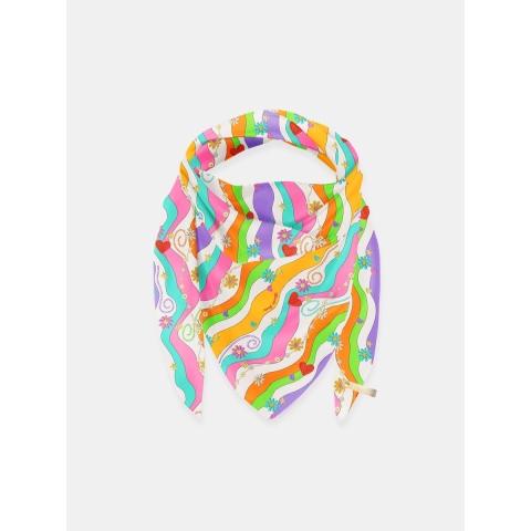 Mucho Gusto ® sjaal cannes meerkleurige golven print