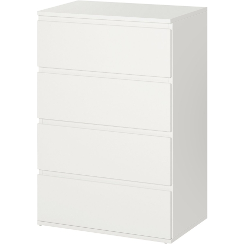 4goodz Moderne ladenkast met 4 greeploze laden 40x60x80 cm -