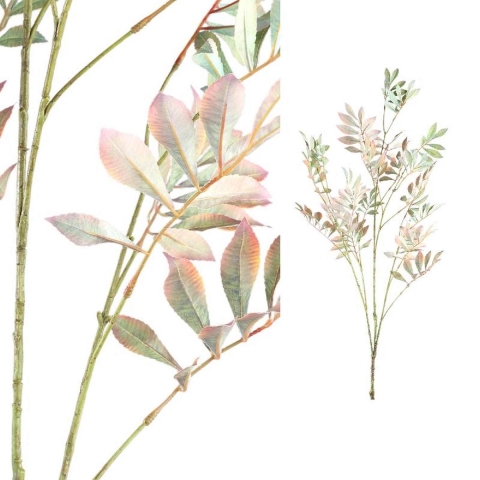 PTMD kunstblad leaves - 91x58x124cm
